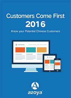 Customers Come First 2016 - Know Your Potential Chinese Customers